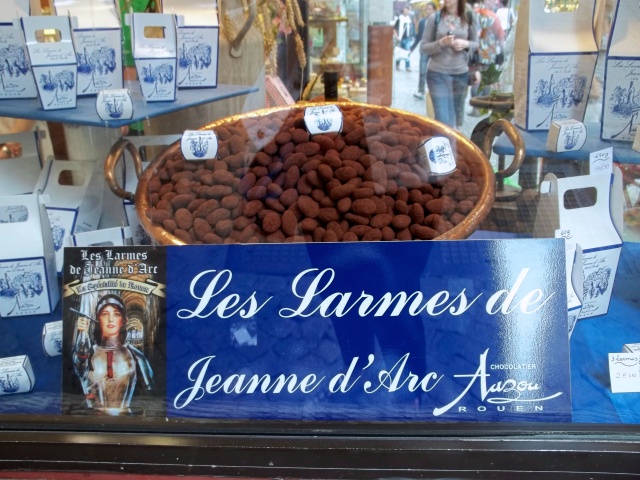 Yummy chocolates called "Tears of Joan of Arc."